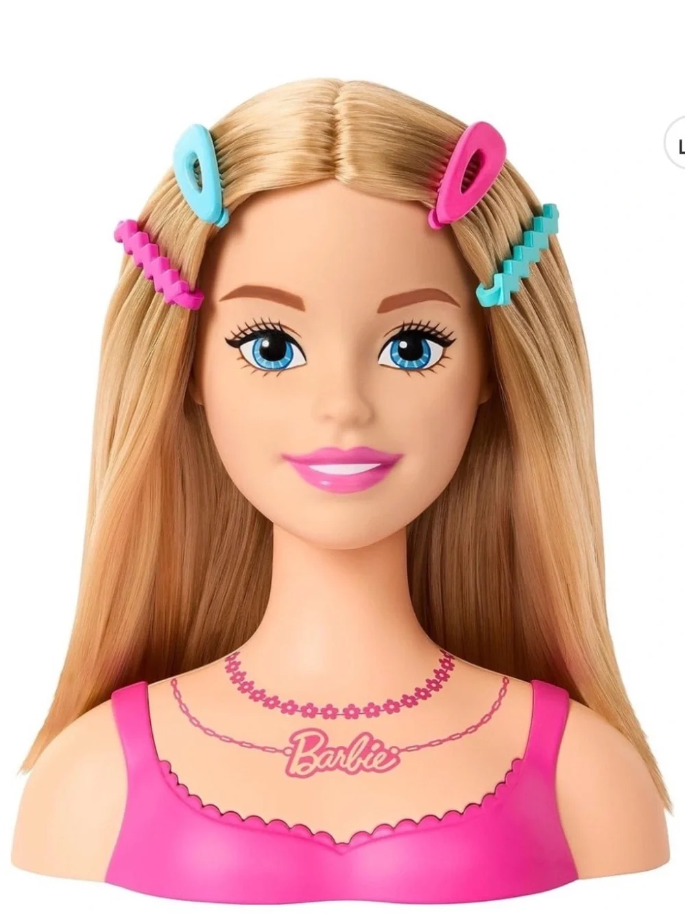 Barbie Styling Head with Pink Accessories – Kids Hair Playset